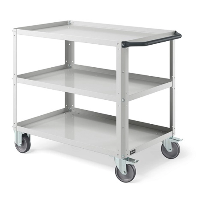 Vendita online Carrello Clever 1007 Large mm.1024x615x847H - Grigio Chiaro RAL7035